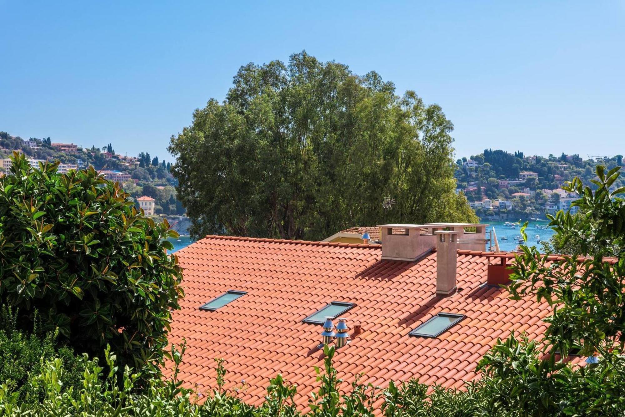 Charmant 3 Pieces Vue Mer Villefranche-sur-Mer Extérieur photo
